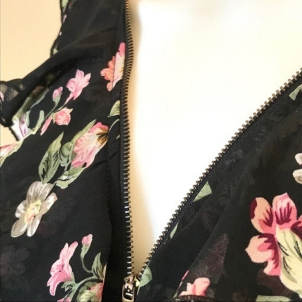 NEEDLE & THREAD Zipper Ruffle Dress - Picture 4 of 8